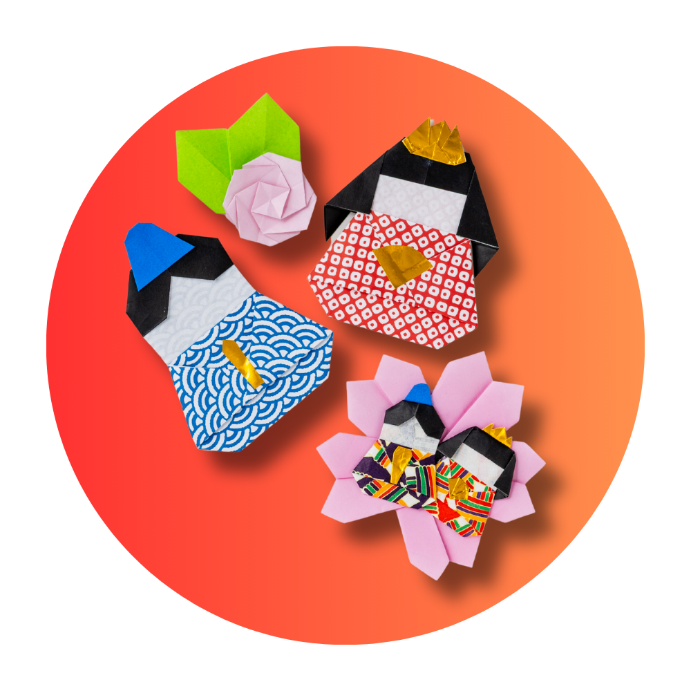 折り紙のお雛様