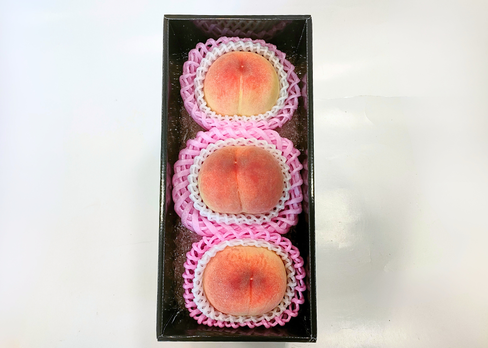 山梨の桃大玉3個　プレミアム_554590_c_箱あり画像