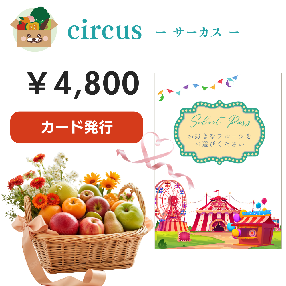 ＼大創業祭限定／（2026年4月30日までの期間限定販売）【カード発行】カタログギフト：Circus（サーカス）