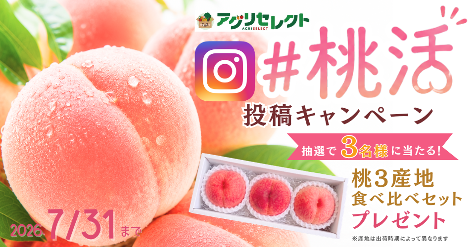 【Instagramプレゼントキャンペーン】#桃活投稿キャンペーン開催！